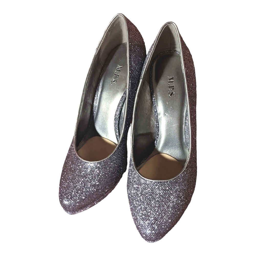 M.p.s. Dietrich Glitter Pumps Size 38 (US 7.5)